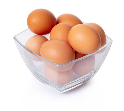 chicken eggs in bowl