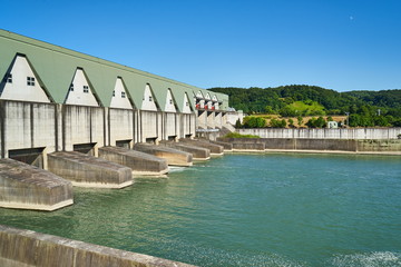 北海道　沙流川　二風谷ダム