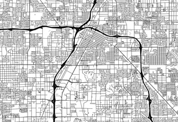 Area map of Las Vegas, United States © Knut Hebstreit