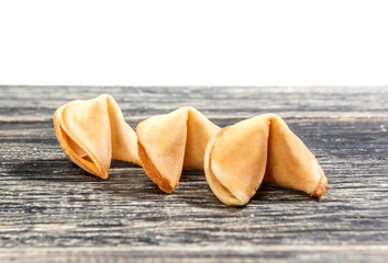 Three of fortune cookies