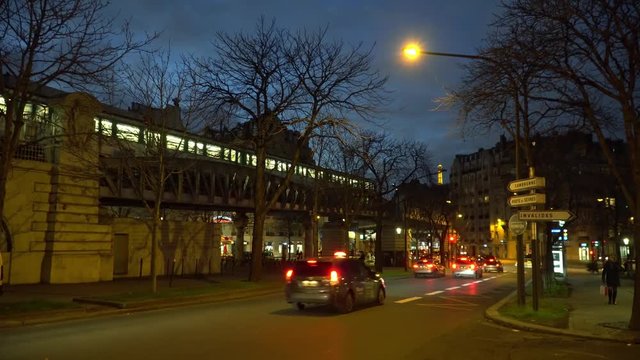 Metro City Paris Night In The City
