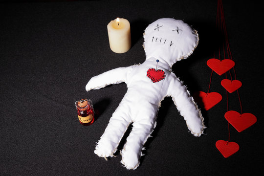 Voodoo doll for a love spell Stock Photo | Adobe Stock