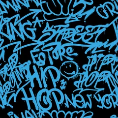 Fototapeten Graffiti Graffiti-Vandalenmuster  © Oleksii