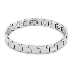 Fashion male bracelet isolated on white