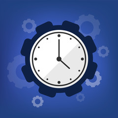 Time management and schedule for business concept