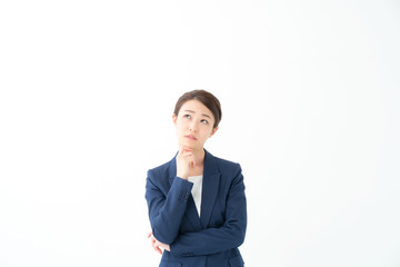 悩む・ビジネスウーマン