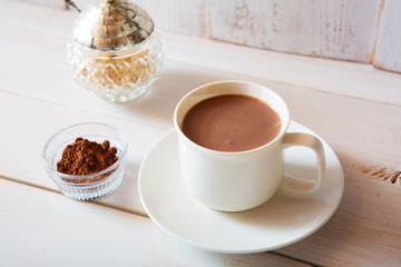 cup of hot cocoa drink, hot chocolate