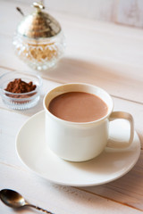 cup of hot cocoa drink, hot chocolate