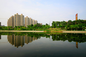 Obraz premium City building scenery, tangshan, China