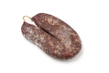 Pastirma (Basturma)  on white background