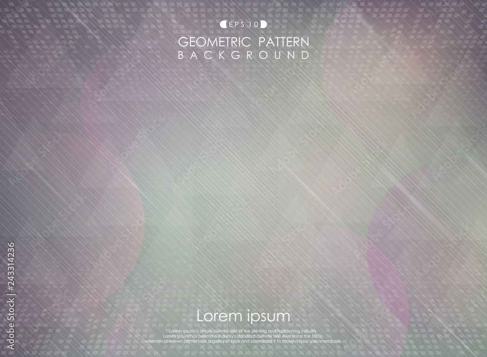 Poster abstract futuristic technology stripe line colorful pattern of future presentation.
