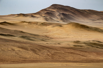 Il deserto della riserva nazionale Paracas, Perù