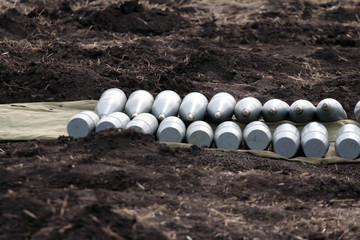 shells for large-caliber artillery, Ukraine and Donbass conflict