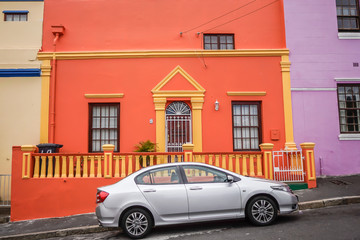 Fototapeta na wymiar Colorful Bo Kaap House