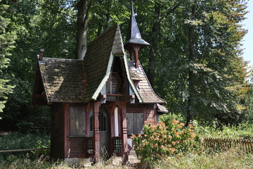 Spooky cottage of the forest
