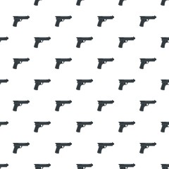 Gangster pistol pattern seamless vector repeat for any web design