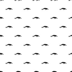 Sea whale pattern seamless vector repeat geometric for any web design