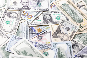 dollar banknotes background