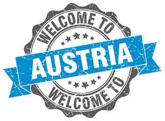 Austria round ribbon seal