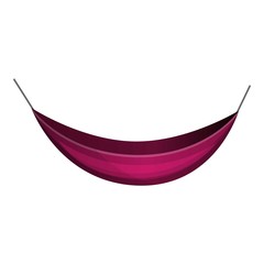 Home hammock icon. Cartoon of home hammock vector icon for web design isolated on white background