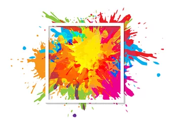  abstracte splatter kunst verf textuur achtergrondontwerp. illustratie vector ontwerp achtergrond © mrspopman