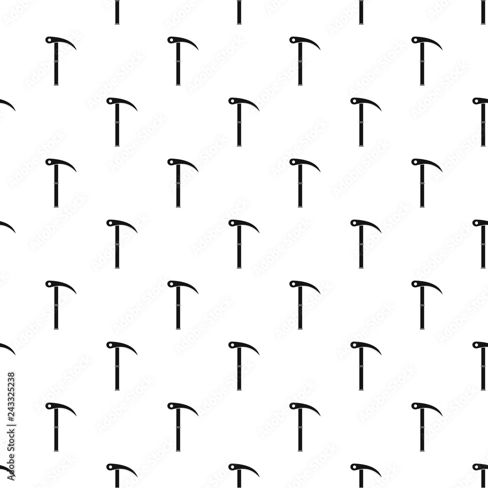 Poster hiking tool pattern seamless vector repeat geometric for any web design