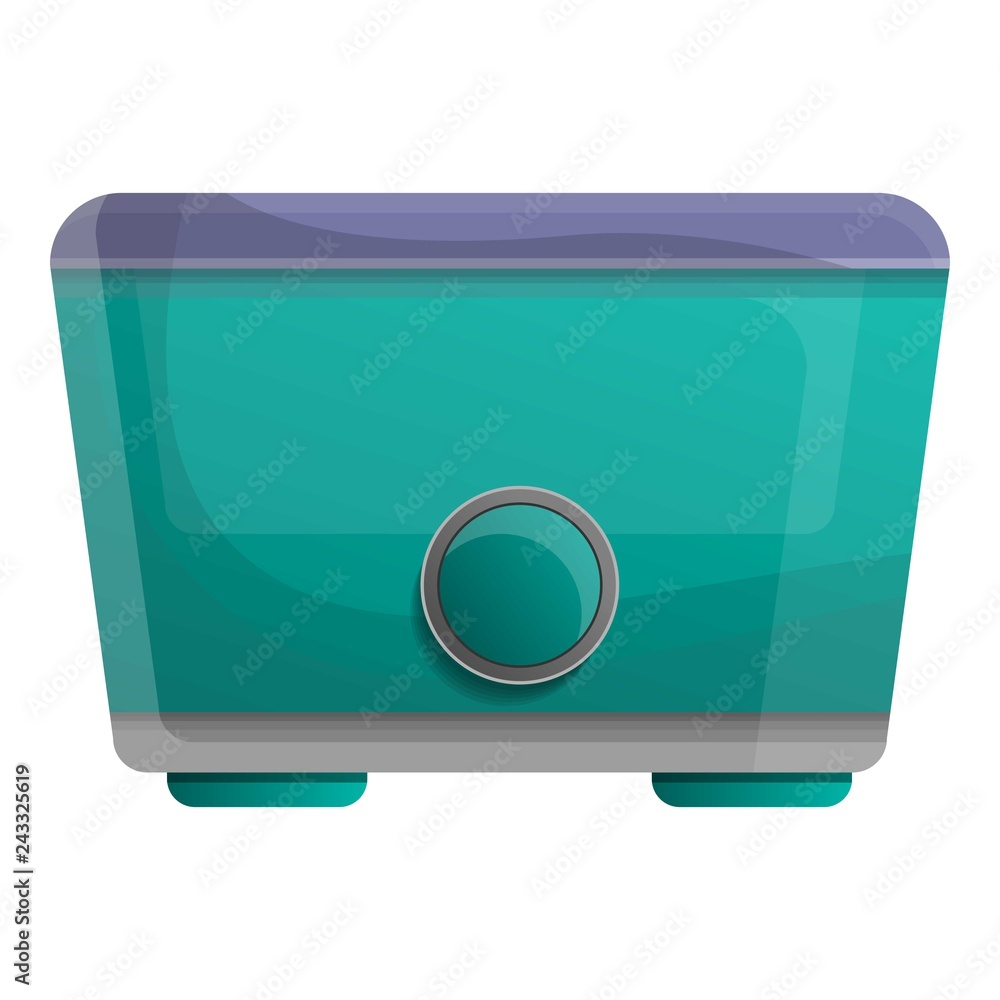 Poster modern toaster icon. cartoon of modern toaster vector icon for web design isolated on white backgrou