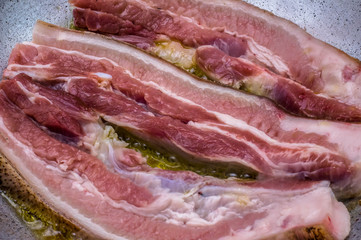 Pork Bacon Pork Belly Cooking