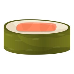 Sashimi roll icon. Cartoon of sashimi roll vector icon for web design isolated on white background