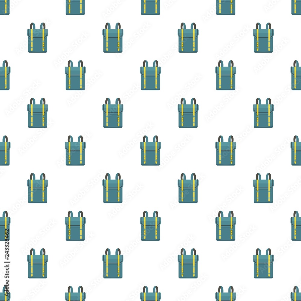 Poster boy backpack pattern seamless vector repeat for any web design