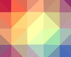 Colorful Low Poly Abstract Pattern Background