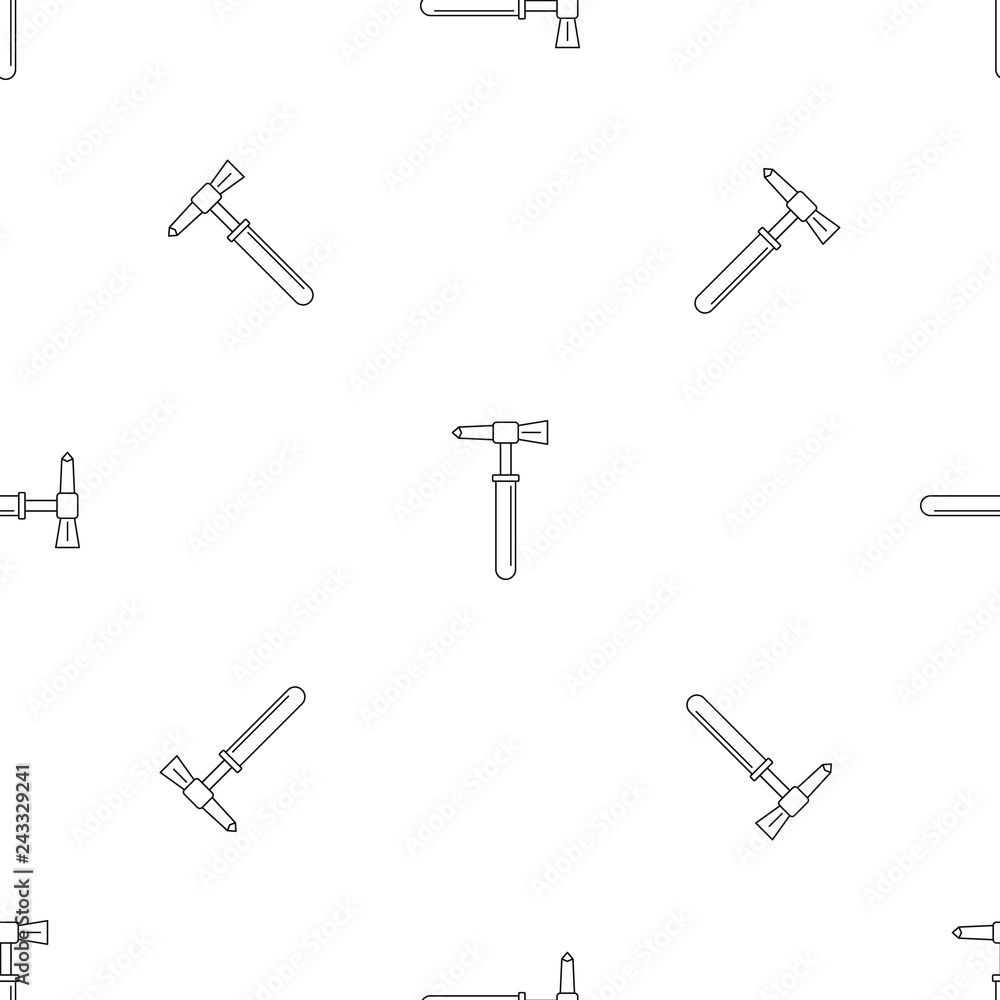 Poster hammer tool icon. outline illustration of hammer tool vector icon for web design isolated on white b