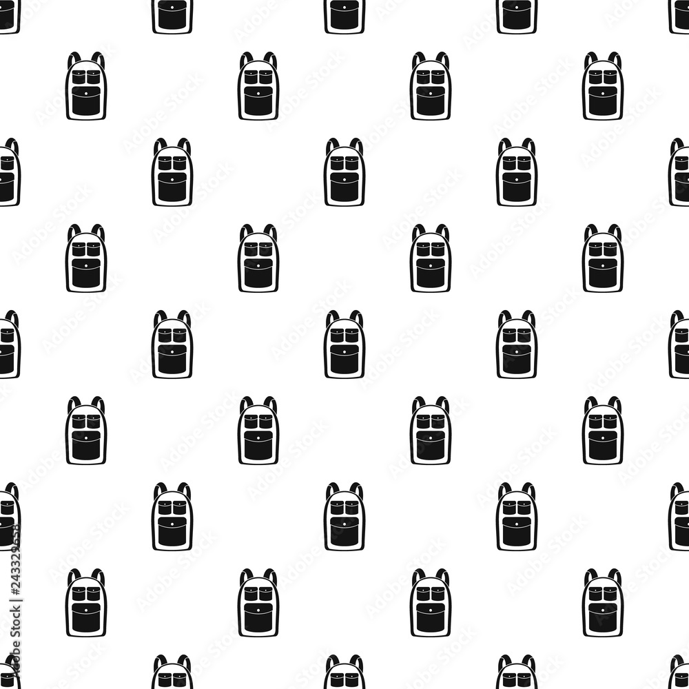 Aufkleber camp backpack pattern seamless vector repeat geometric for any web design