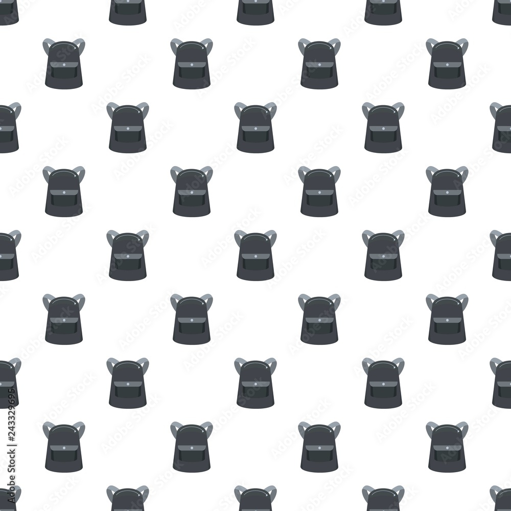 Poster emmo backpack pattern seamless vector repeat for any web design