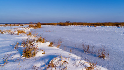 Zima w Narwiańskim Parku Narodowym © podlaski49