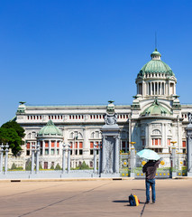 Obraz premium Ananta Samakhom Throne Hall, is a royal reception hall within Dusit Palace