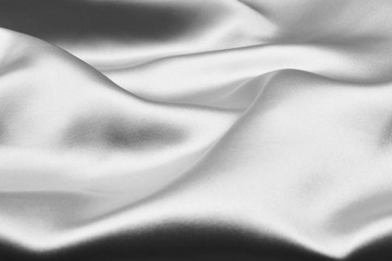 Silver wavy silk background texture