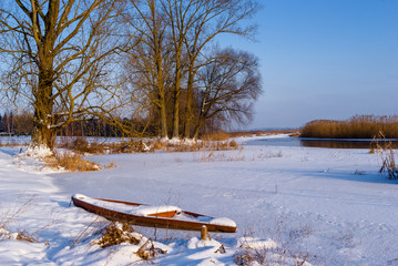 Zima w Narwiańskim Parku Narodowym © podlaski49