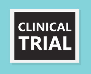 clinical trial concept- vector illustration