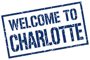 welcome to Charlotte stamp