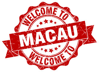 Macau round ribbon seal