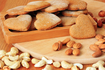 Gingerbread Cookies and Nuts