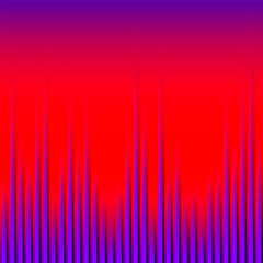 Bright purple and red sound wave equalizer background