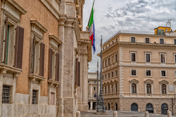 Montecitorio palace place italy chamber of deputies