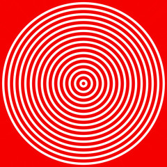 Red white circles framed in a same colored square - concept pattern colorful design structure decoration abstract geometric background illustration fashion look backdrop wallpaper abstract decoration