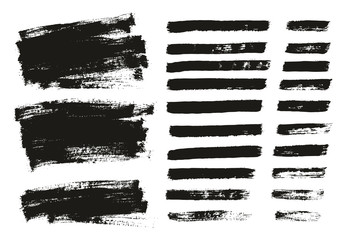 Paint Brush Thin Background & Lines High Detail Abstract Vector Background Mix Set 48