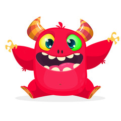 Funny  cartoon monster