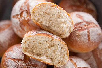 homemade bread rolls