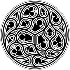 Geometric tracery 45