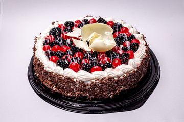 cake Cherry blackberry